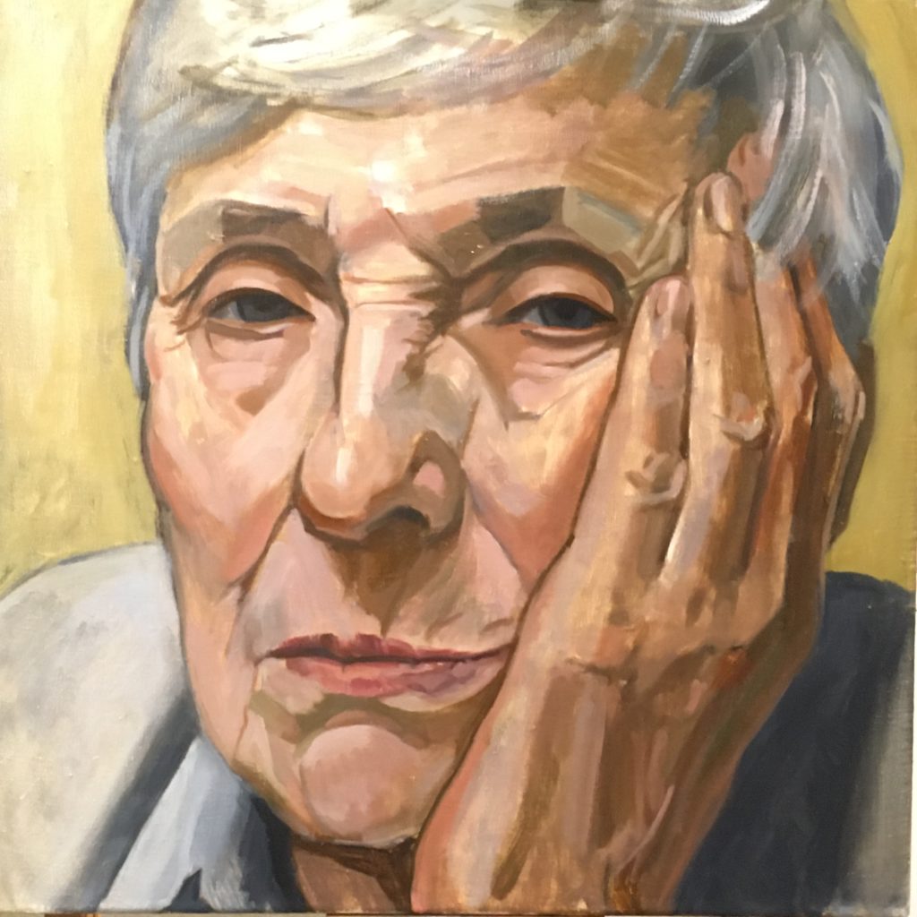 Mom. From the Polaroid series. Original Oil Paintings and Graphic Art